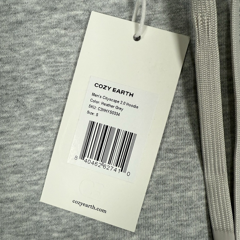 NWT Cozy Earth CityScape 2.0 Oversized Hoodie Sweatshirt Size Small Gray - Picture 4 of 9